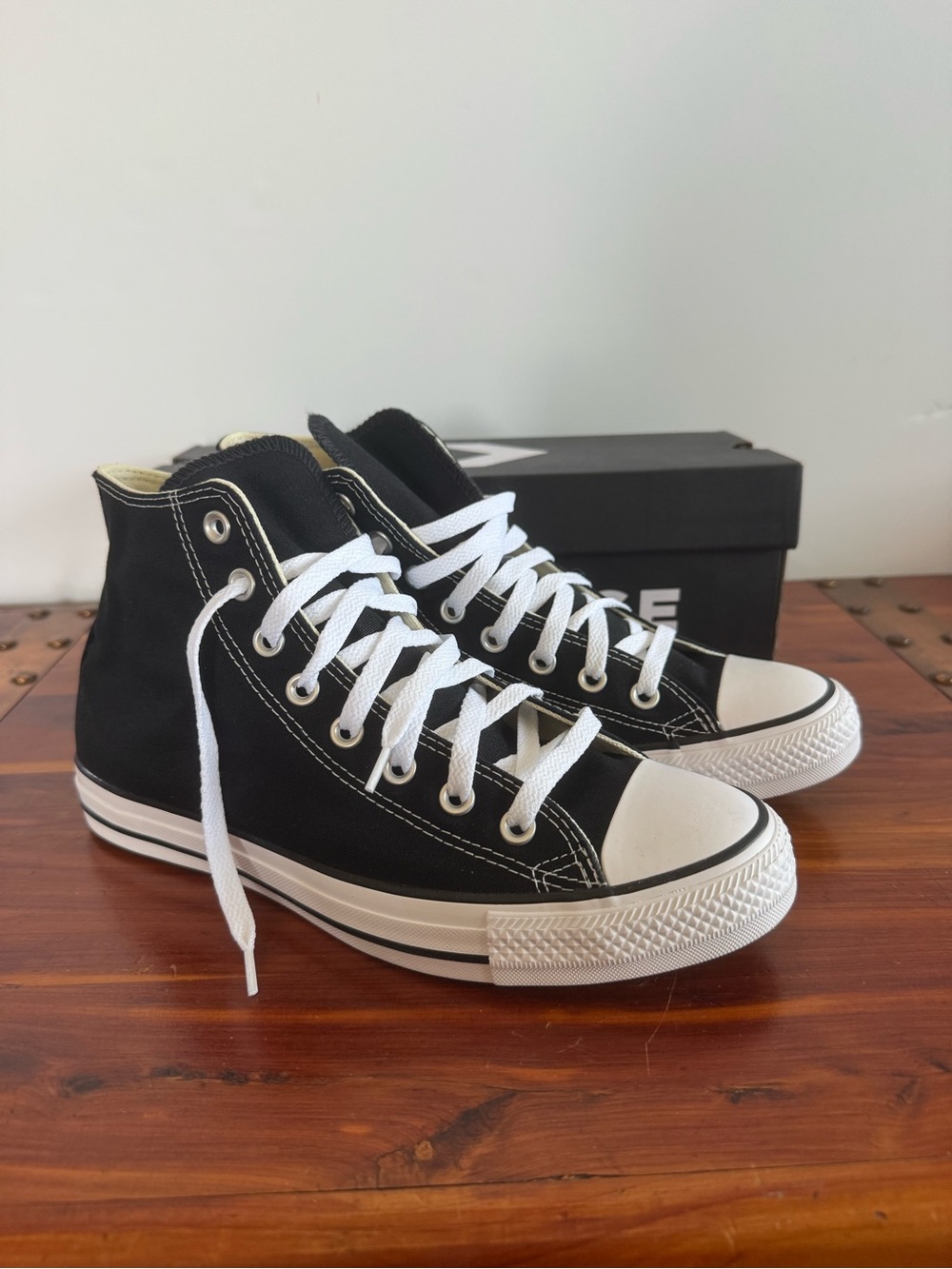 Converse Chuck Taylor All Star Core Hi Black Canvas Sneakers Men’s 8 Women’s 10